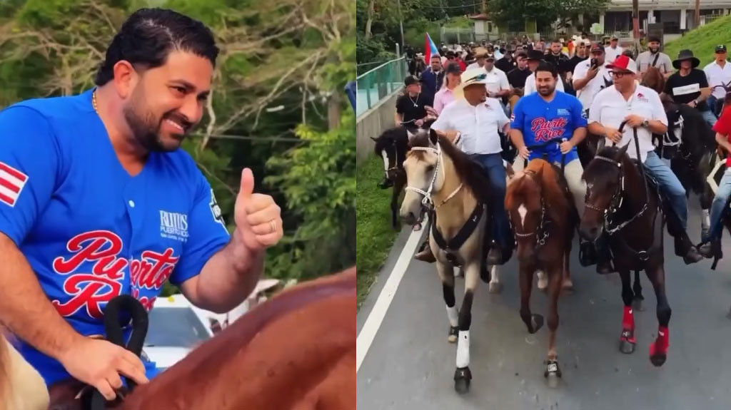Video viral de Jovin en una Cabalgata