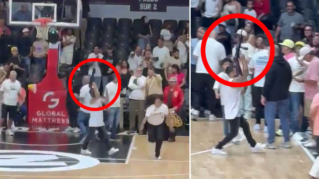 Video: Fanático saca rifle de embuste durante juegos del BSN en Canóvanas