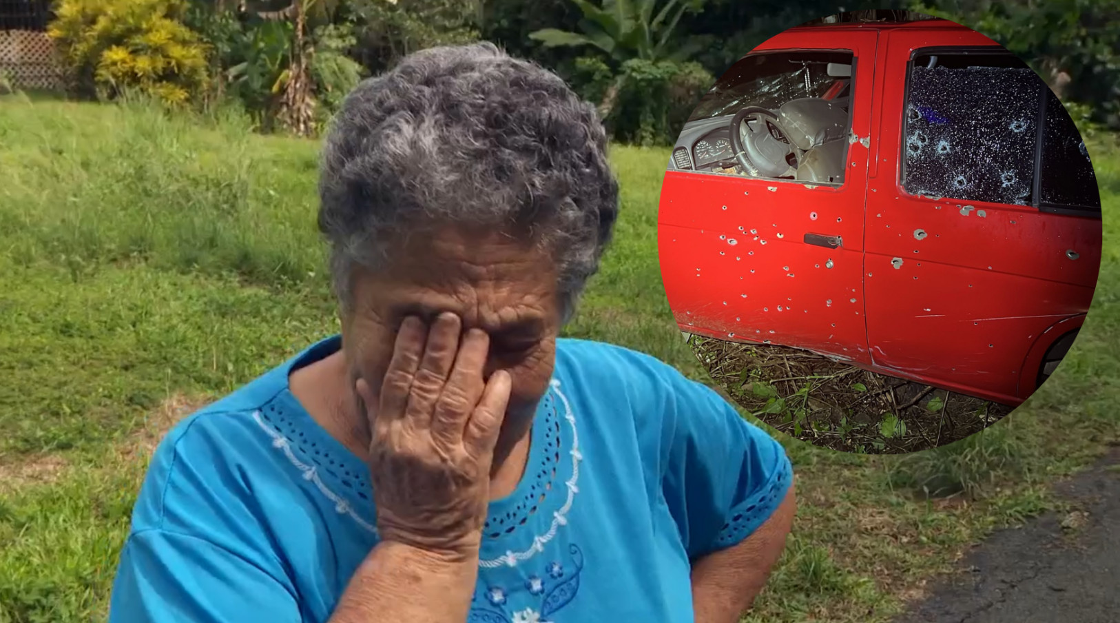 Video:"No salgas" destrozada familia de joven asesinado en su carro en Vega Alta