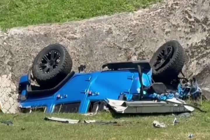 Video: Salió a las Millas del aeropuerto Luis Muñoz Marín y termino Volcado