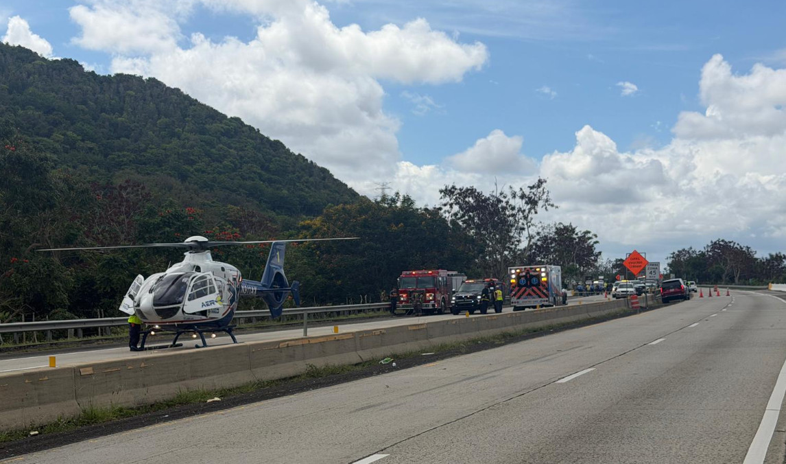 Video:Conductor arrolla a cuatro personas en la PR-30 en Humacao, uno murió