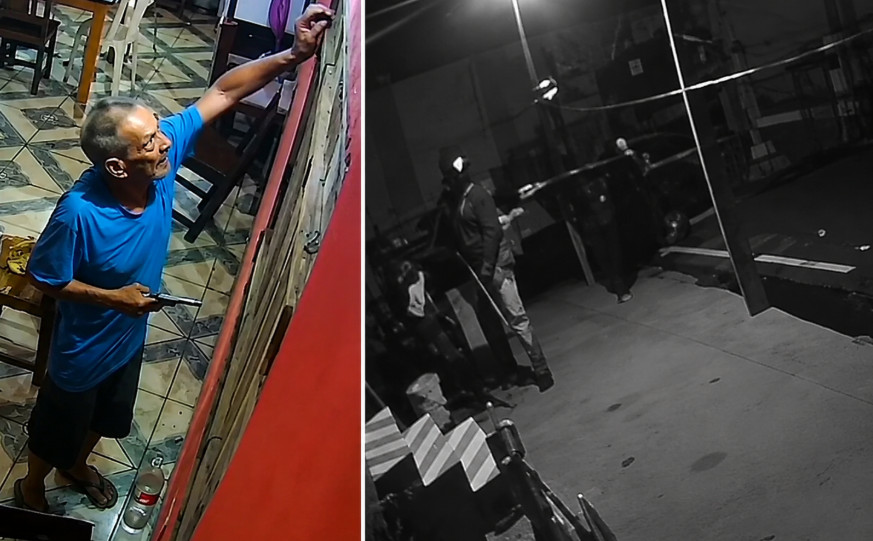 Video: Trataron de meterse a robar a la casa de un viejito y este los recibió a tiro limpio