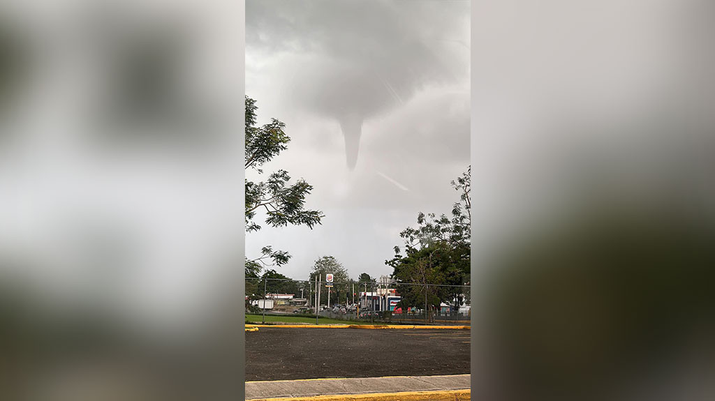 Video: Captan en video nubes en forma de tornado en Bayamón y Guaynabo