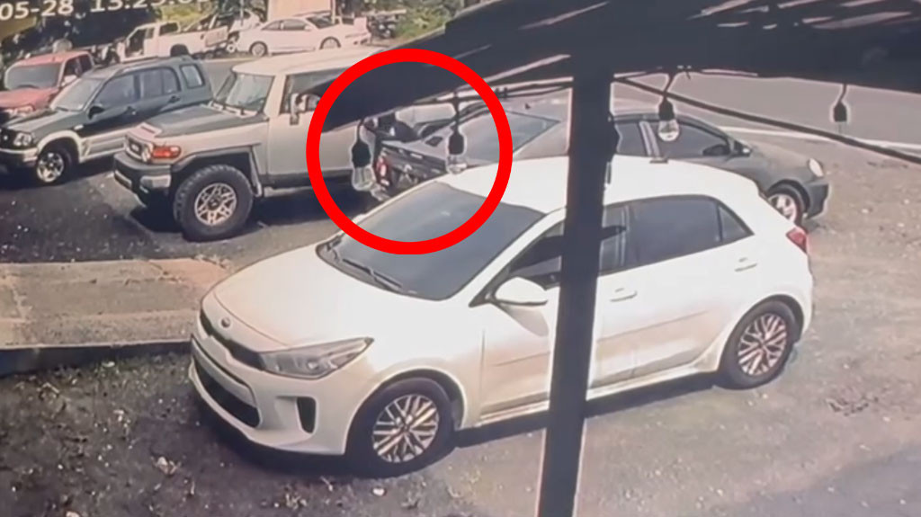 Video: Banda de ladrones en Corolla gris opera en zona de Corozal - Siguen a víctimas desde bancos