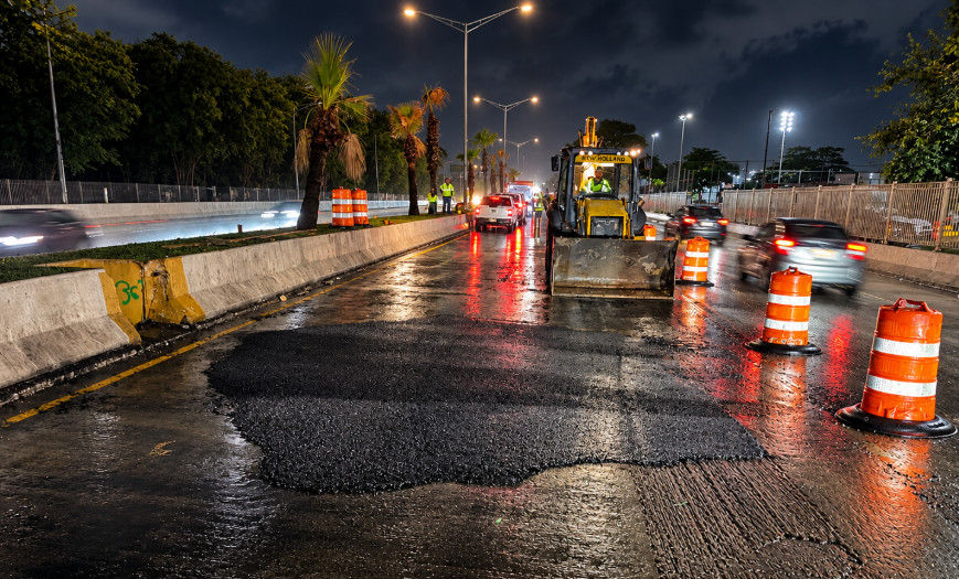 Video:Reabierto el expreso Baldorioty de Castro tras reparación de socavón
