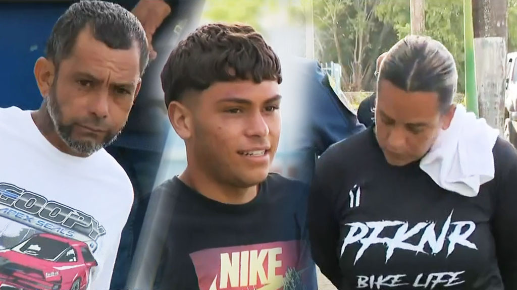Video: Arrestan a padre, madre e hijo en allanamiento en Maunabo