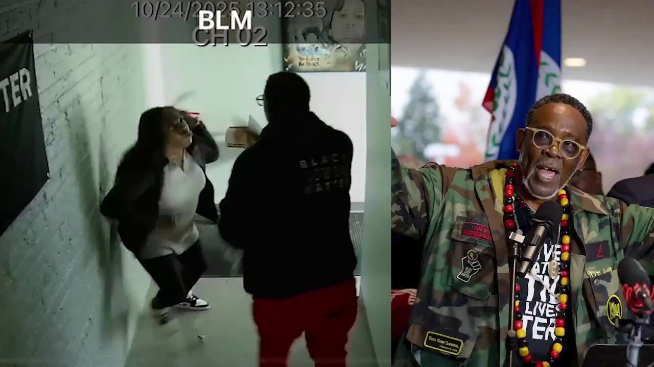 Video: Director de Black Lives Matter en Illinois, Clyde McLemore, es grabado golpeando a una empleada de su oficina que lo acusa de malversar donaciones