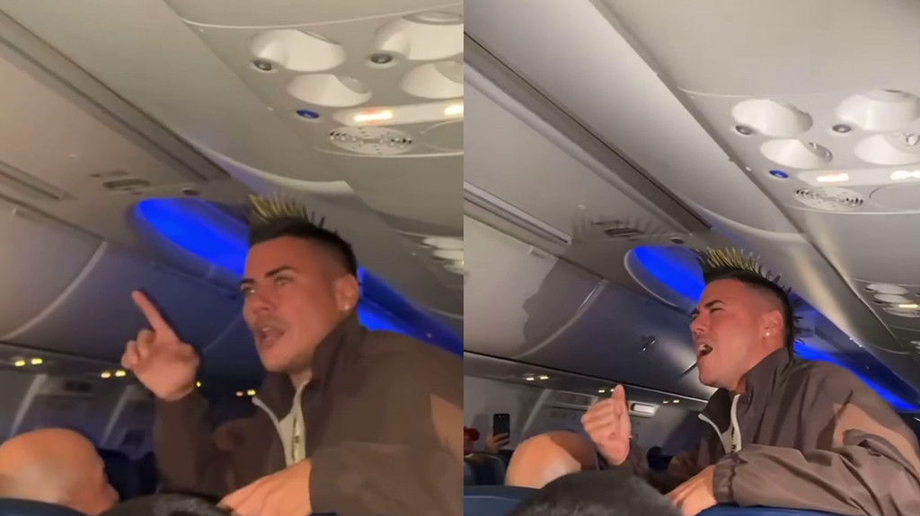 Video: Jovani Vázquez da concierto en avión que aterrizaba en Puerto Rico