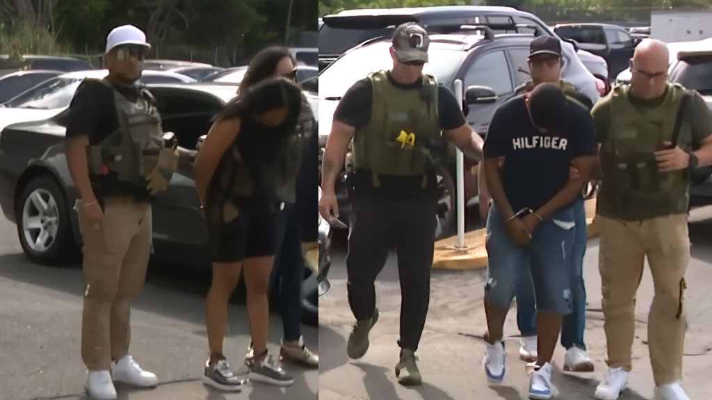 Video: Arrestan a pareja en centro comercial de Canóvanas por venta de armas a agentes encubiertos