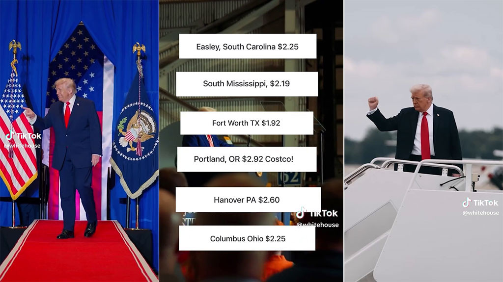 Video: Trump celebra reducción en precio del combustible al ritmo de Daddy Yankee