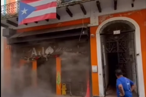 Video: Ahora se registra incendio en Viejo San Juan