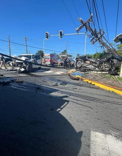Video del aparatoso accidente en Bayamón