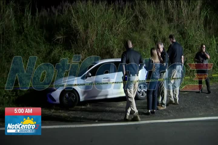 Video: Encuentran cuerpo de mujer dentro de auto en Naranjito