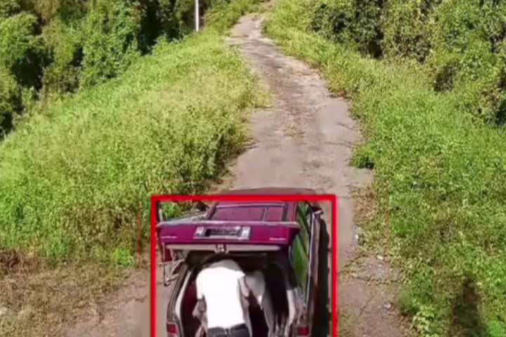 Video: Se fue a tirar escombros en finca de Camuy y lo tenían velao