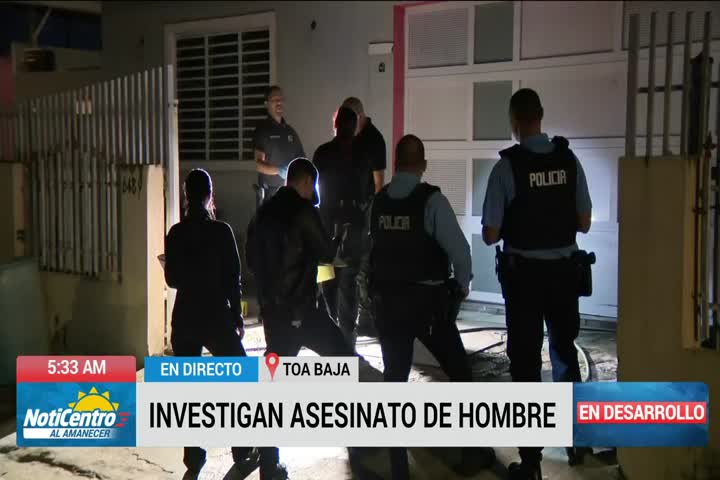 Video de escena donde asesinaron a un hombre en el patio de su residencia en Toa Baja