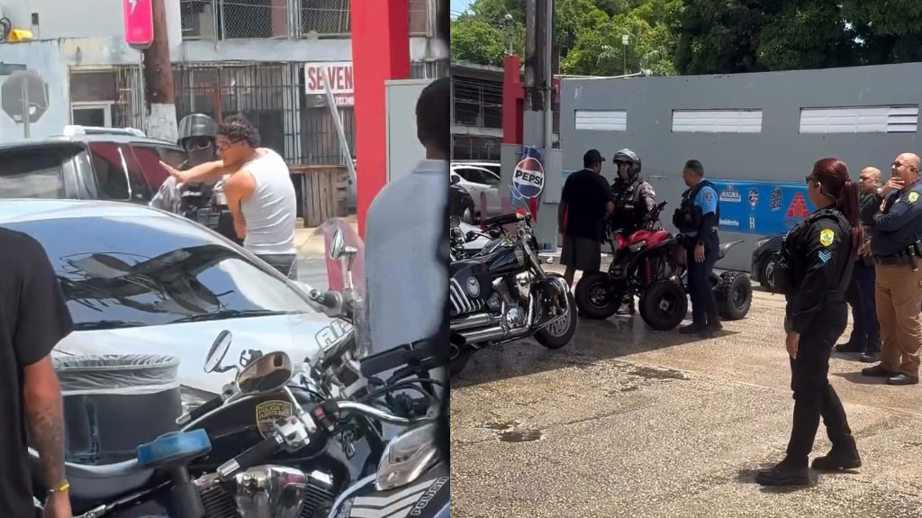Video: Se forma en gasolinera de Toa Baja entre policíasyunacorrida