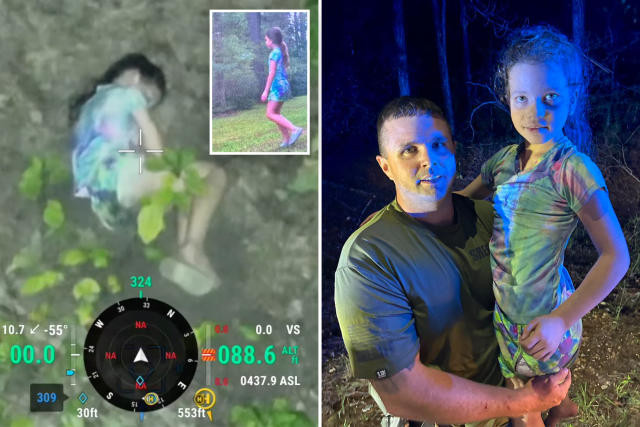 Video:Niña de 10 años encontrada tras 24 horas gracias a drones en Luisiana