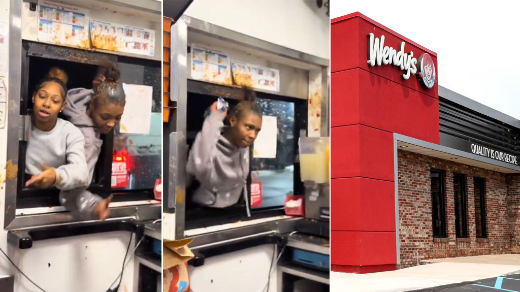 Video: Al parecer no le entregaron bien la orden en Wendys, miren el revolú que se formó