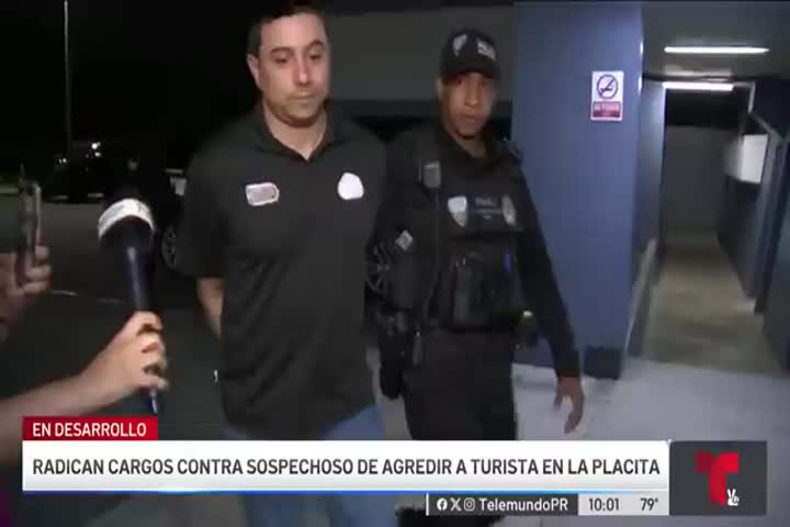 Video: Convicto por agredir a turista en la Placita monto un café al aire libre a lo ?PepeCo?} los municipales le enseñaron a respetar las leyes