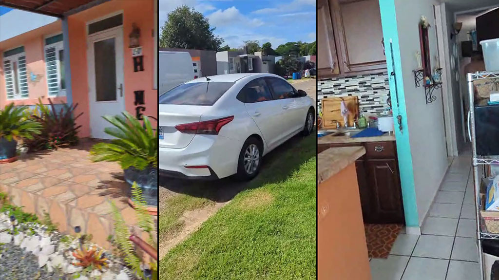 Video: Un boricua caído, no le puso seguro a la puerta y la mujer lo mango con la chilla