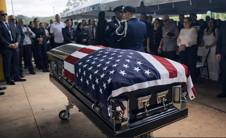 Video:Dan último adiós a oficial de la Policía asesinado en Ponce