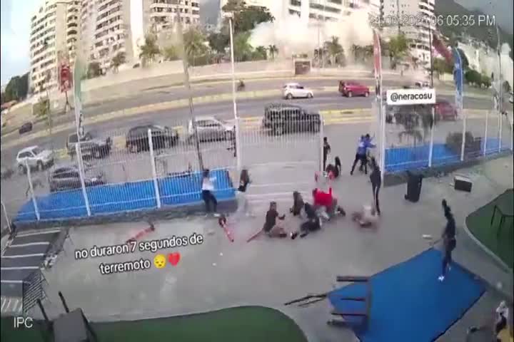 Video: Así de brutal fue la intensidad del terremoto en Venezuela