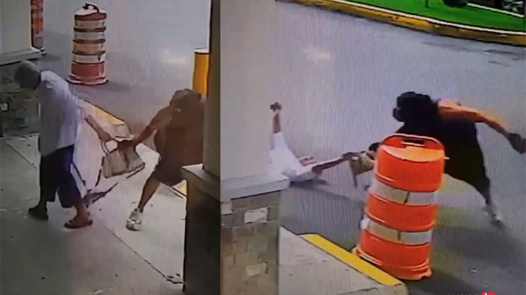 Video:Violento Robo a Octogenaria en Estacionamiento de Supermercado en Bayamón