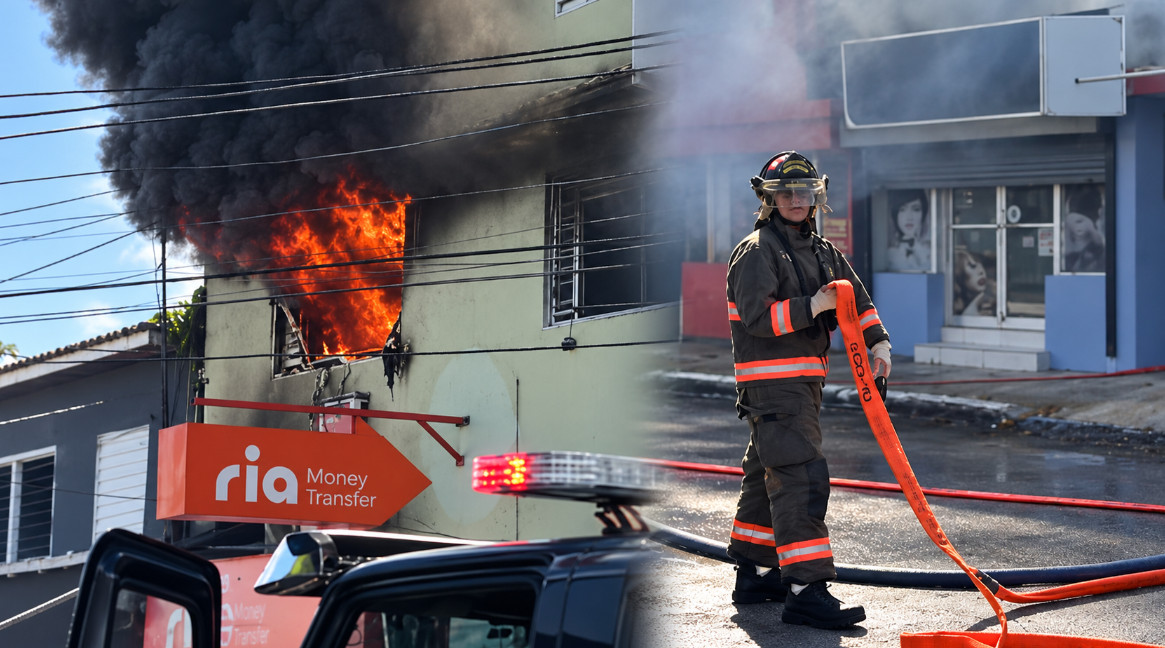 Video: Captan en video violento incendio en apartamento de Santurce