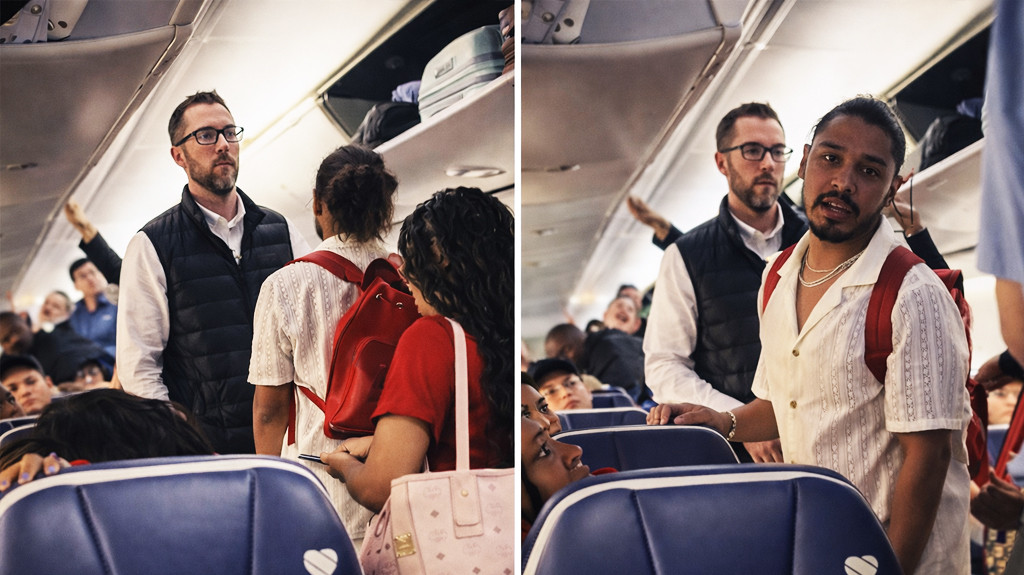 Video: Pasajero es arrestado tras pelea con oficial federal dentro de avión de Southwest