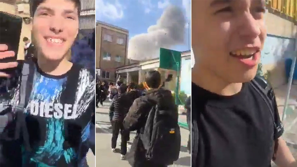 Video: "I love Trump!" Estudiantes Iranies celebran en medio de ataques de estados unidos
